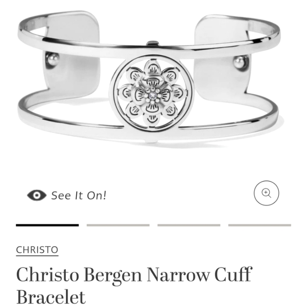 NWT Brighton Christo Bergen Silver Cuff
